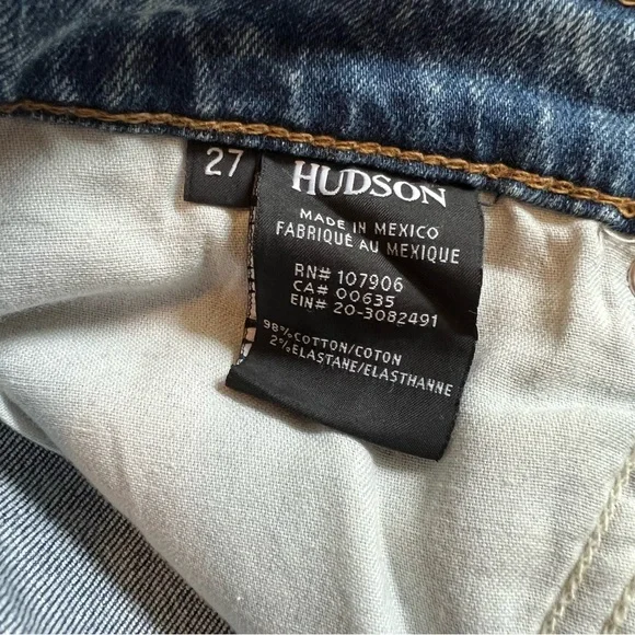 Hudson jeans straight leg size 27